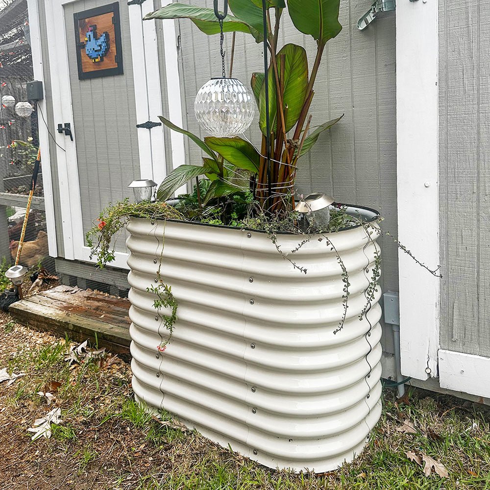 32'' Tall 3.5'x2' Metal Raised Garden Beds (2 in 1)