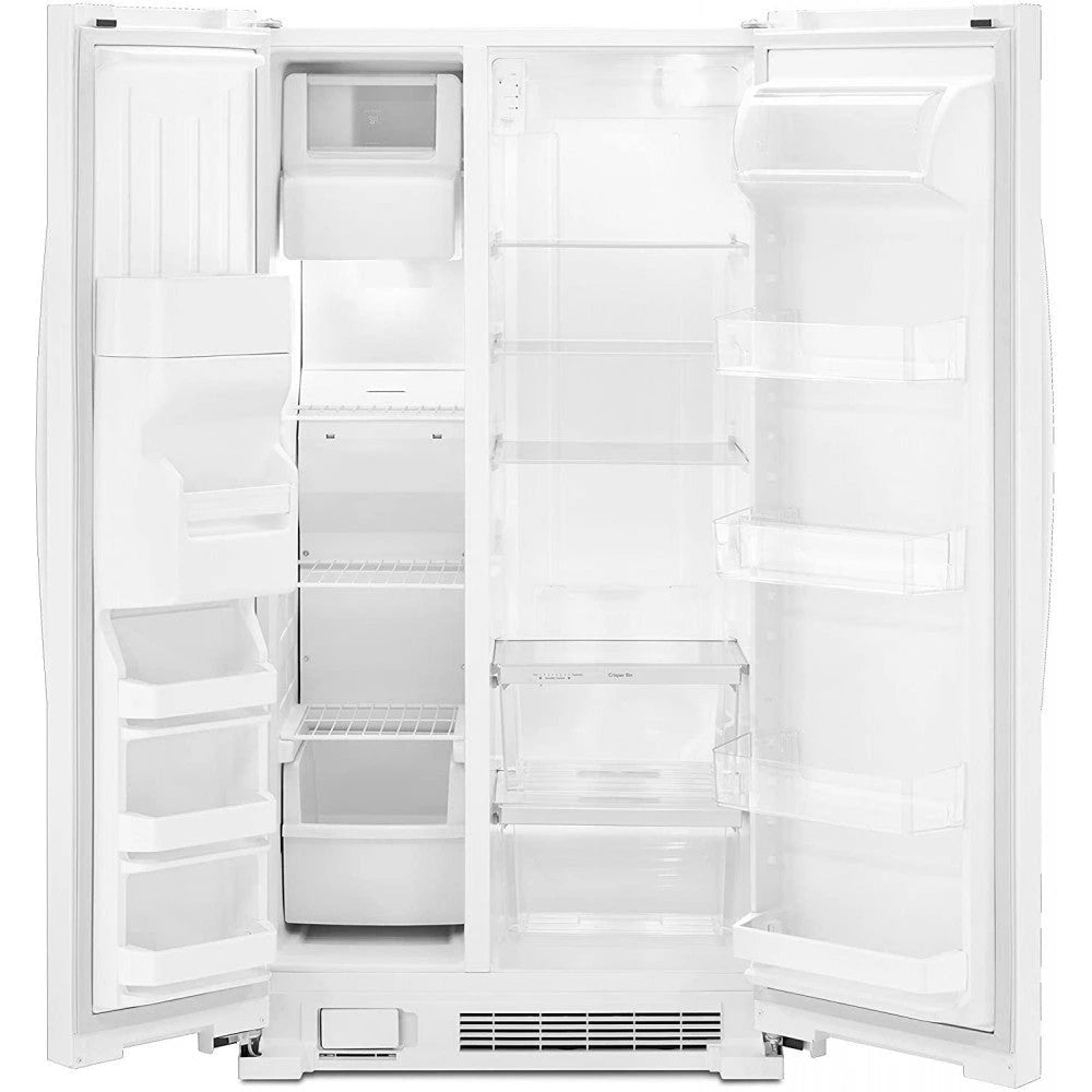 Kenmore 04650042 Freezer Cubic Total Capacity 25 Cu. Ft Side Refrigerator with Ice Maker with Window, White