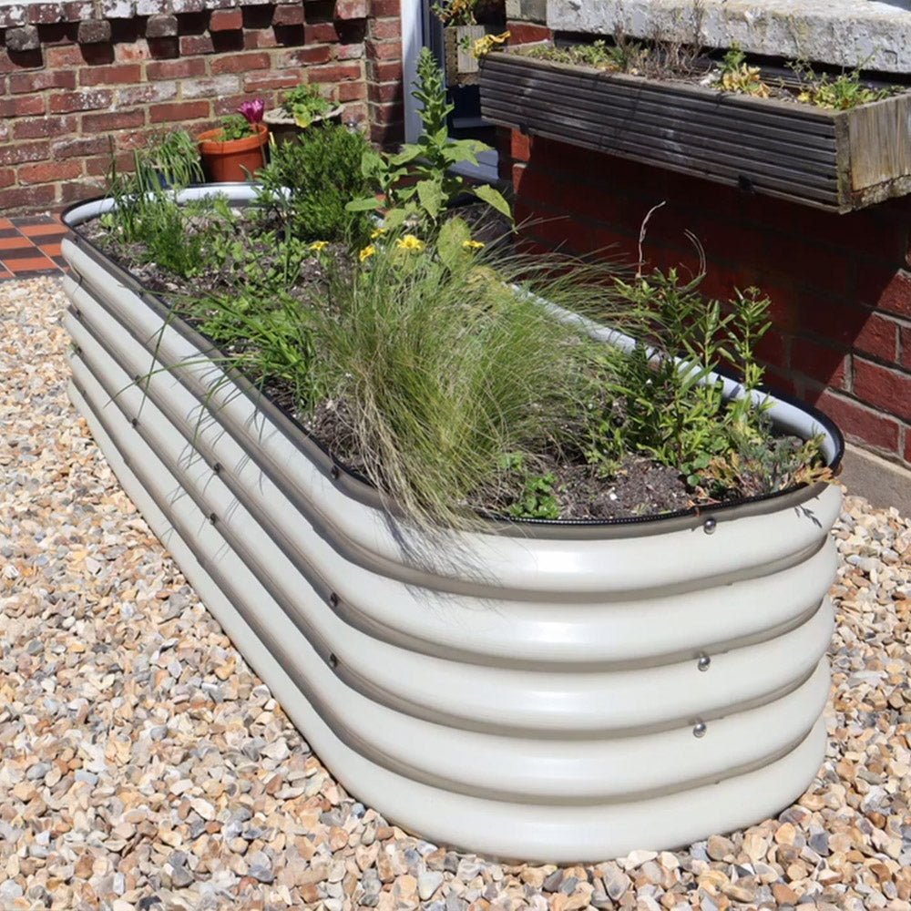 17'' Tall 6.5'x2' Metal Raised Garden Beds (6 in 1)