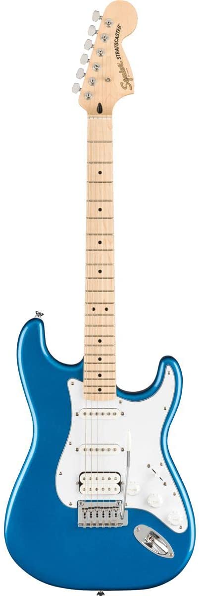 Squier by Fender Affinity Series Stratocaster Pack, HSS, Maple Fingerboard, Lake Placid Blue