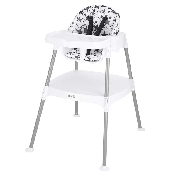 4-in-1 Eat   Grow Convertible High Chair,Polyester