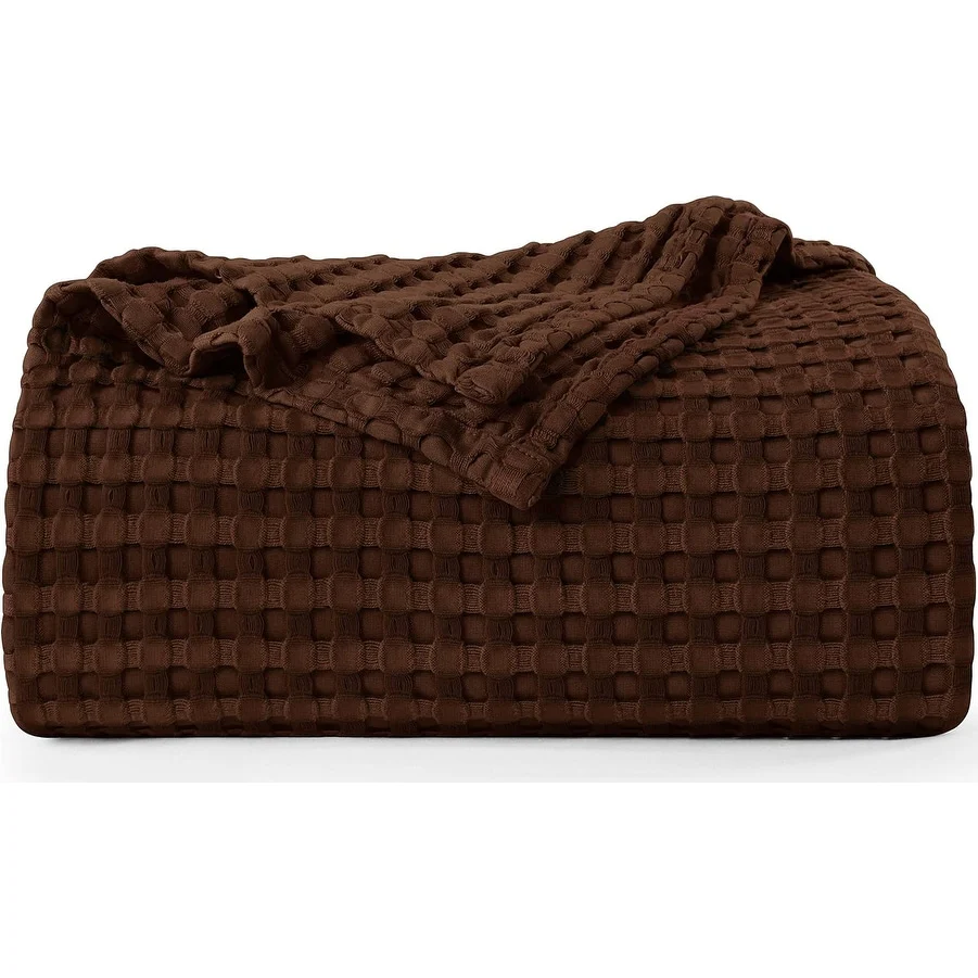 Cotton Waffle Blanket - Queensize