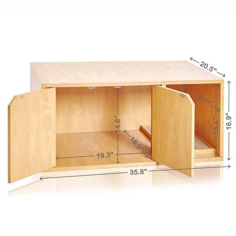 Kells zBoard Paperboard Litter Box Enclosure