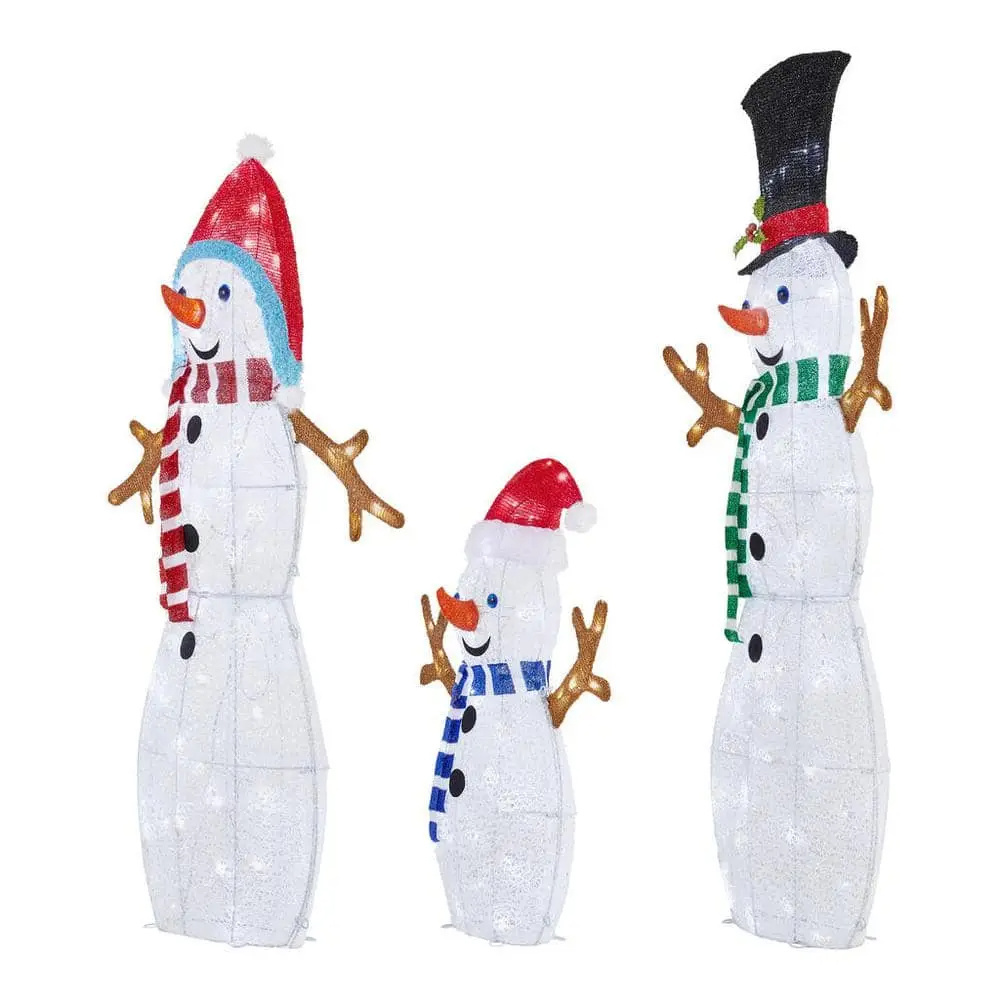 3-Piece Snowman Family