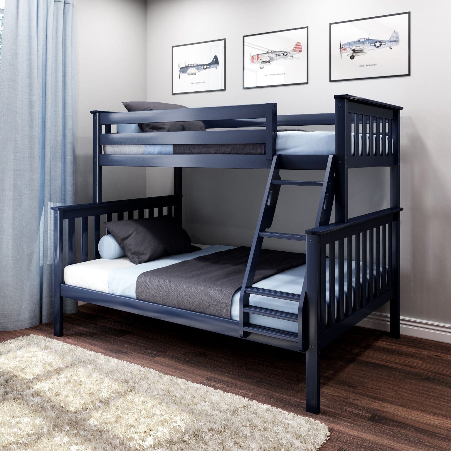 🎄Store Closing Sale💖Kid's Twin Over Full-Size Bunk Bed