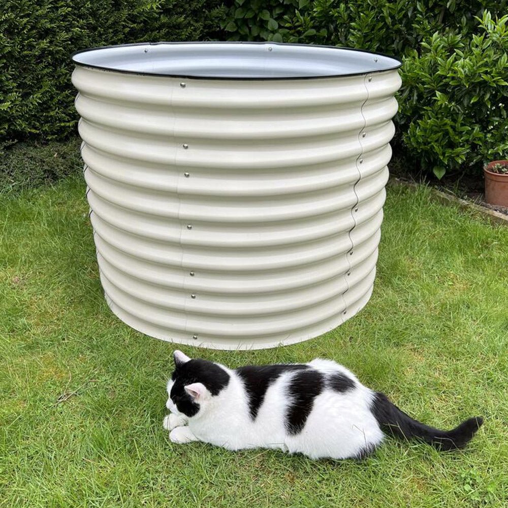 32'' Tall 42'' Round Metal Raised Garden Beds