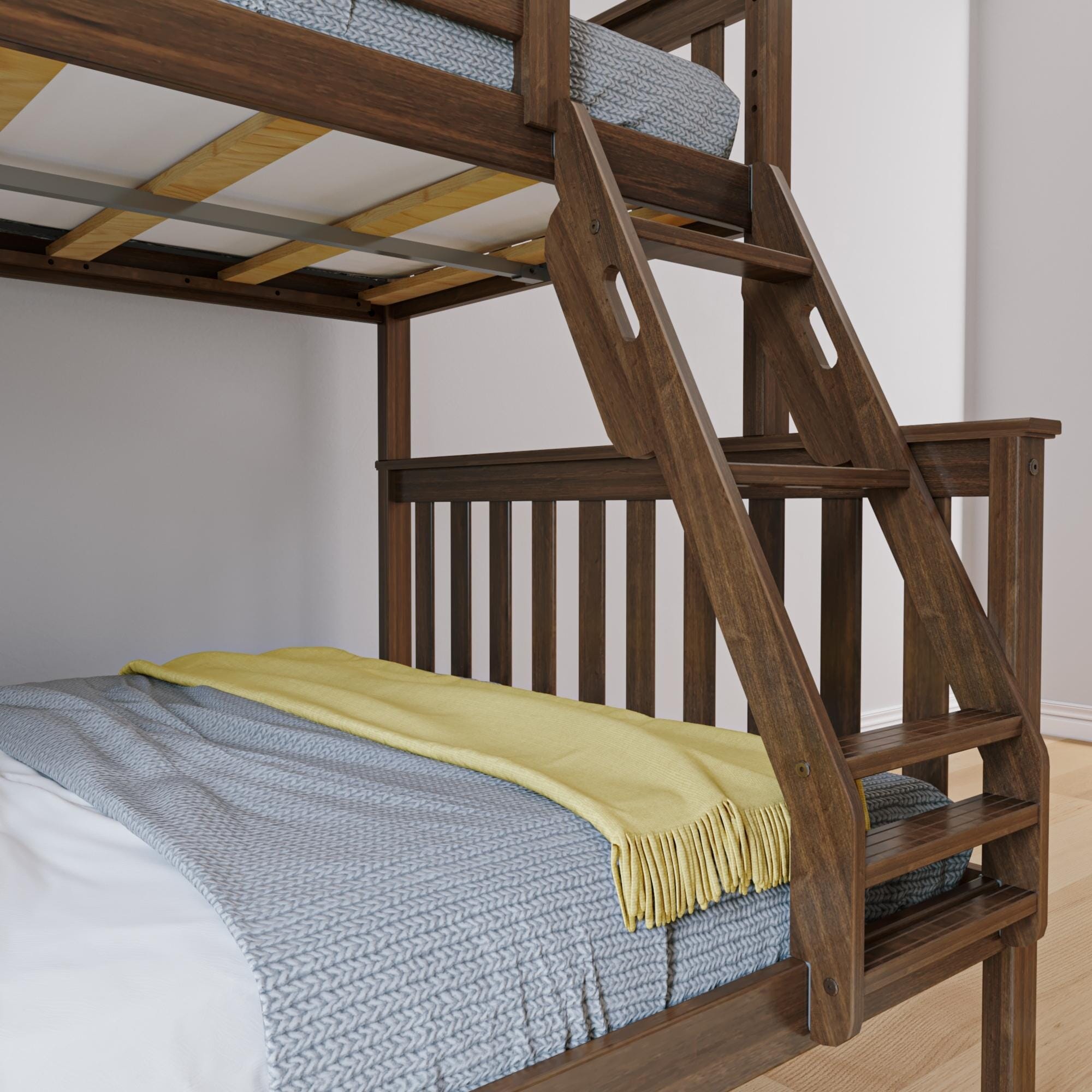🎄Store Closing Sale💖Kid's Twin Over Full-Size Bunk Bed