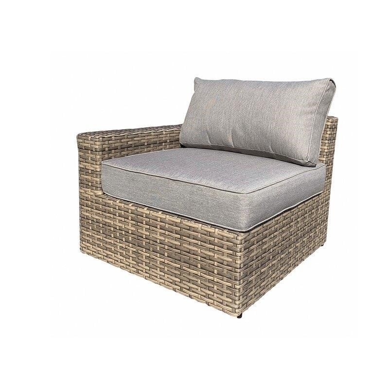 Alhambra Wicker/Rattan 8 - Person Seating Group with Cushions