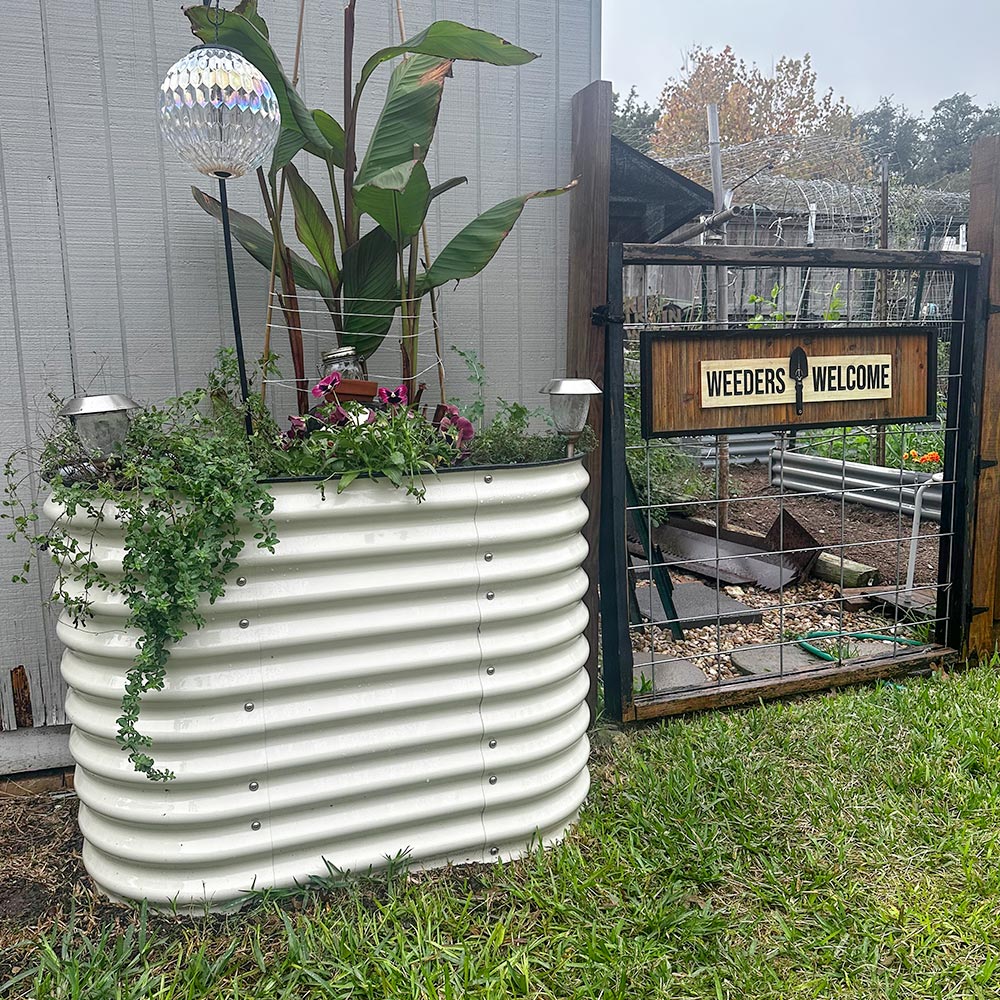 32'' Tall 3.5'x2' Metal Raised Garden Beds (2 in 1)