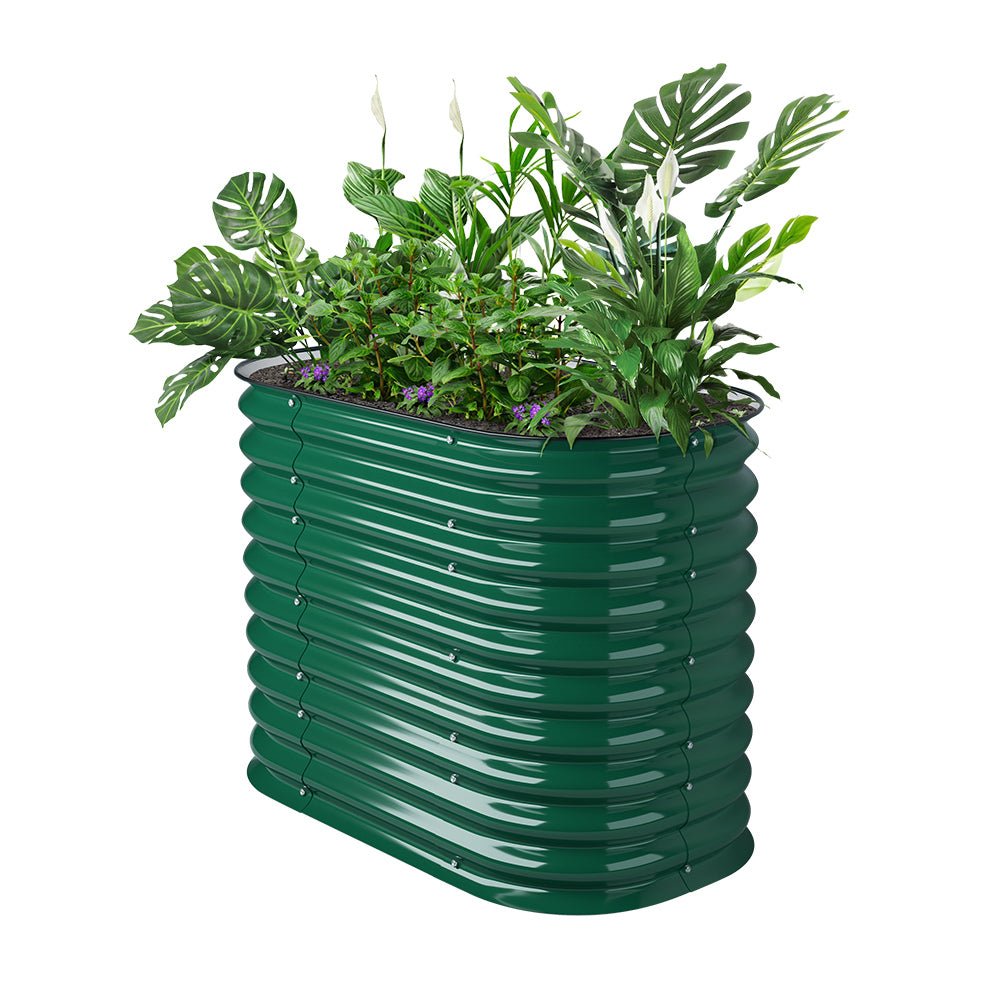 32'' Tall 3.5'x2' Metal Raised Garden Beds (2 in 1)