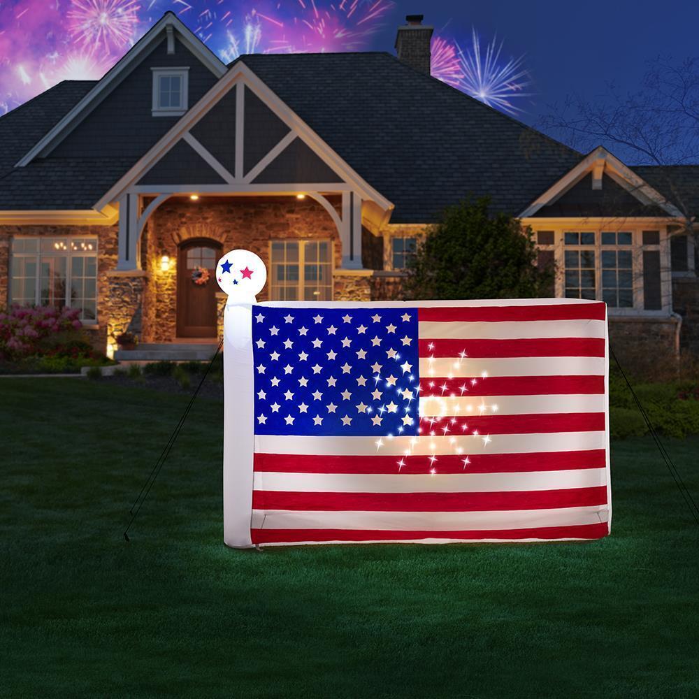 The 6' Patriotic Fireworks Flag