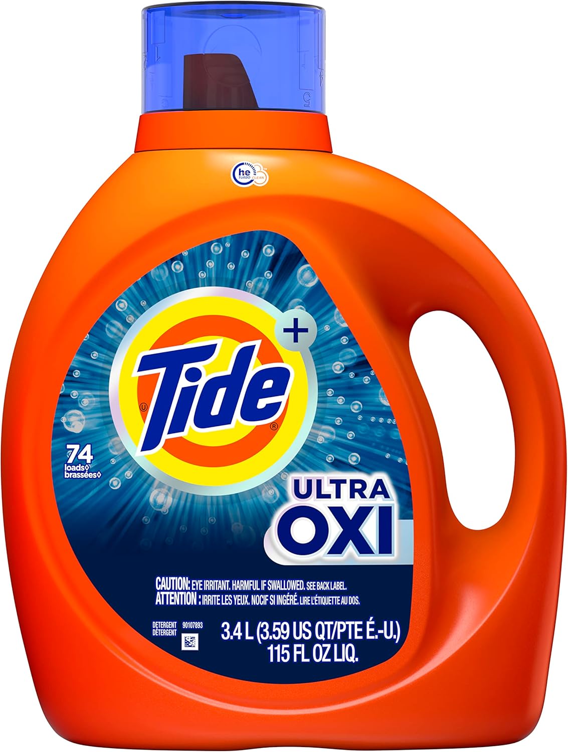 Tide Ultra Oxi Liquid Laundry Detergent, 59 Loads, 84 fl oz, HE Compatible