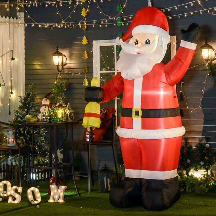 Santa Claus with Bell Christmas Inflatable