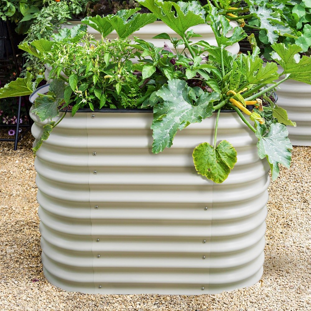 32'' Tall 3.5'x2' Metal Raised Garden Beds (2 in 1)