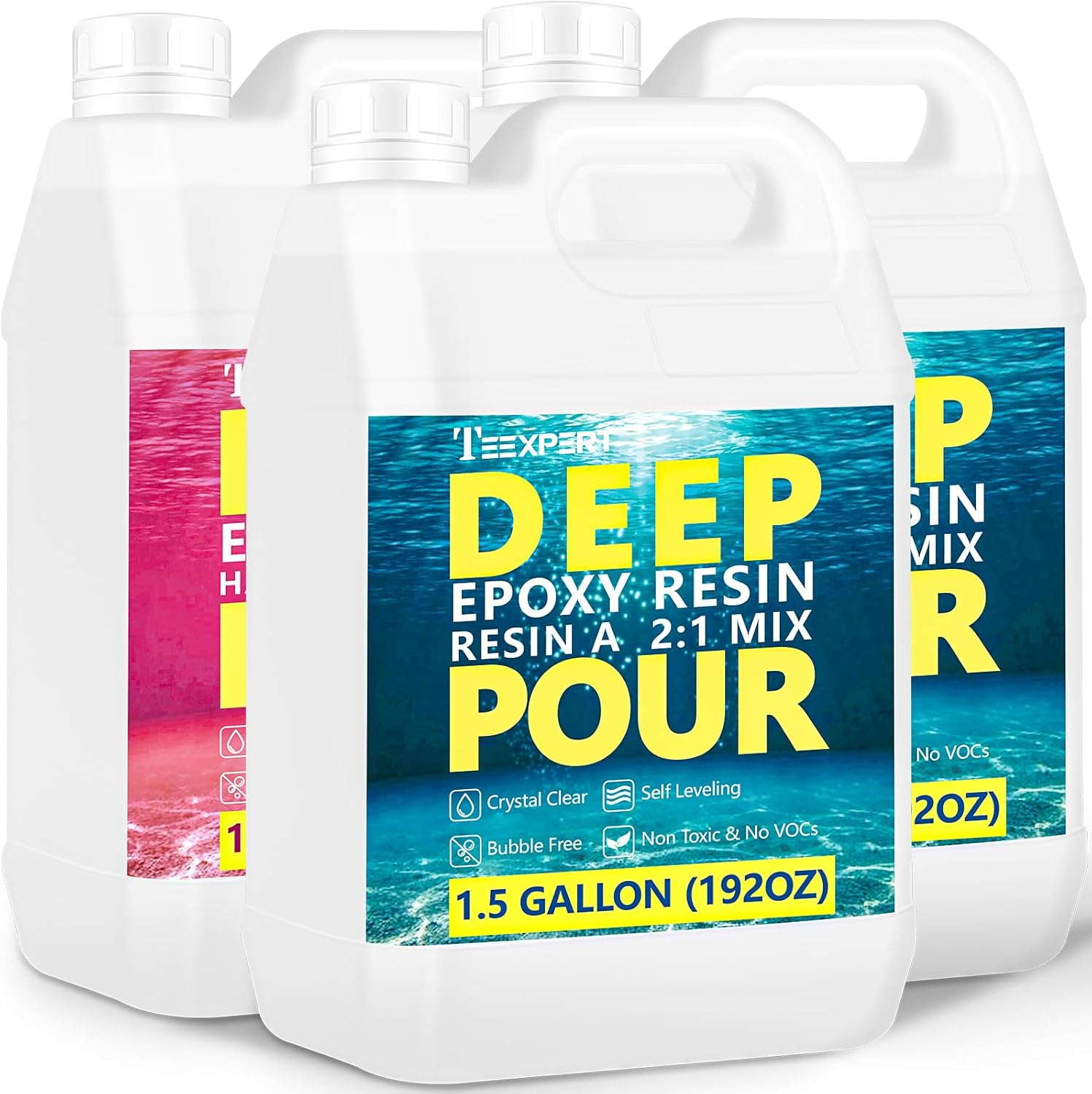Deep Pour Epoxy Resin, Epoxy Resin Kit for 2-4