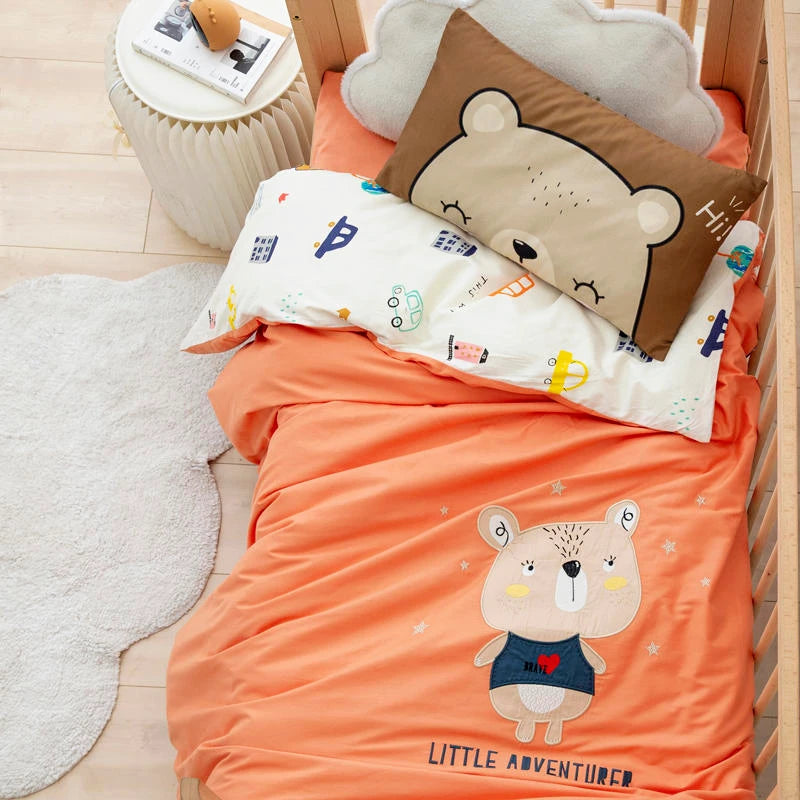 Little Bear Baby Cotton Applique Embroidery Kit