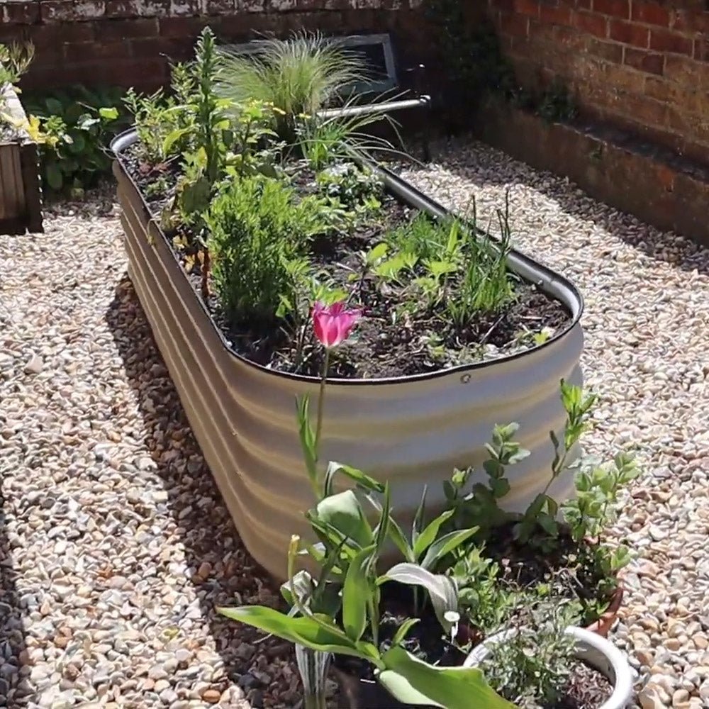 17'' Tall 6.5'x2' Metal Raised Garden Beds (6 in 1)