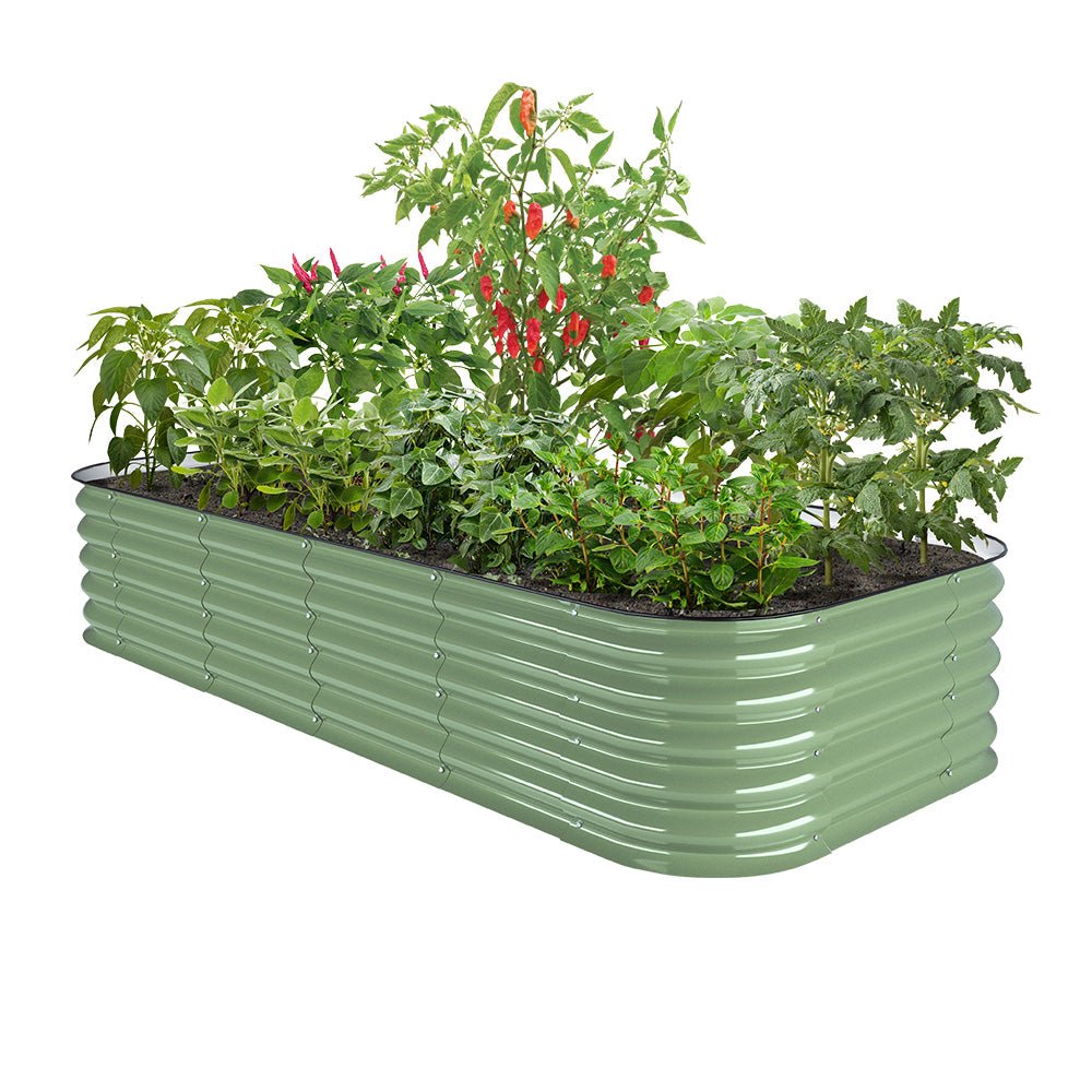 17'' Tall 8'x4' Metal Raised Garden Beds (10 in 1)