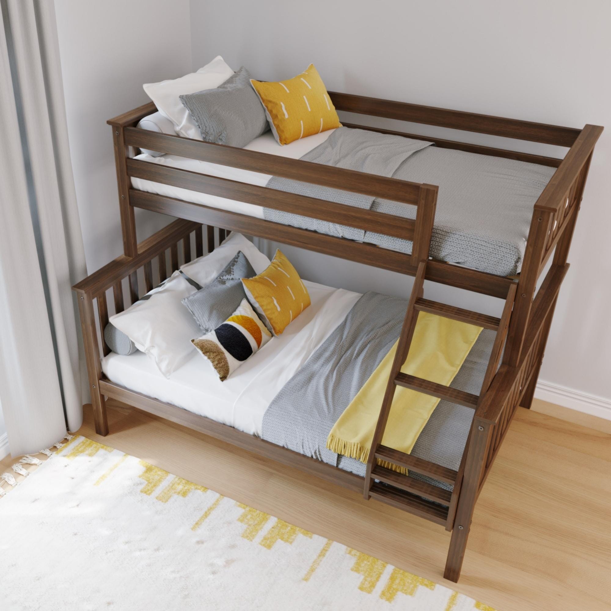 🎄Store Closing Sale💖Kid's Twin Over Full-Size Bunk Bed