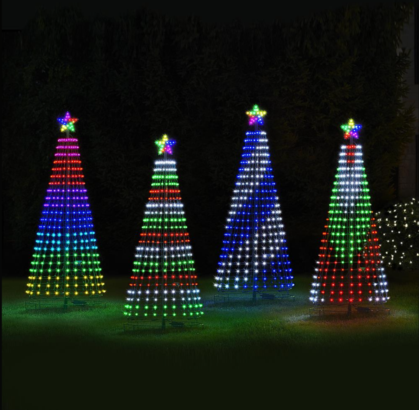 7 1/2' Synchronized Musical Pixel Tree