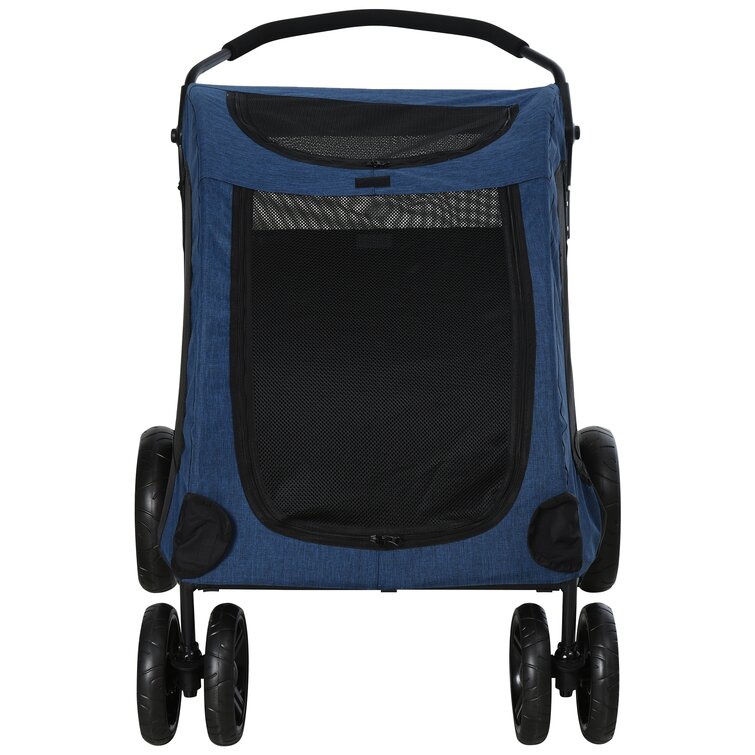 Ewell Folding Standard Stroller with Detachable Carrier
