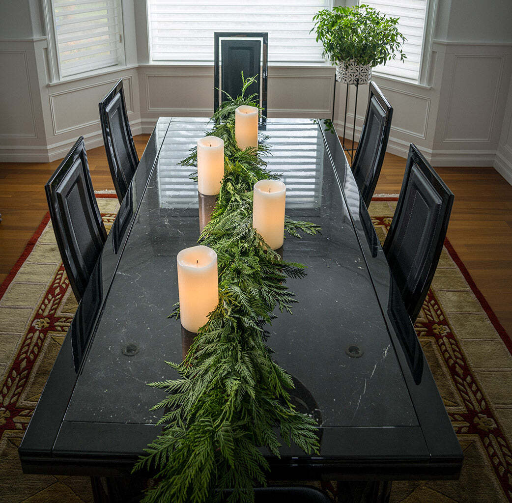 Flickering Elegant Ivory Set of 2 Deluxe LED Candles