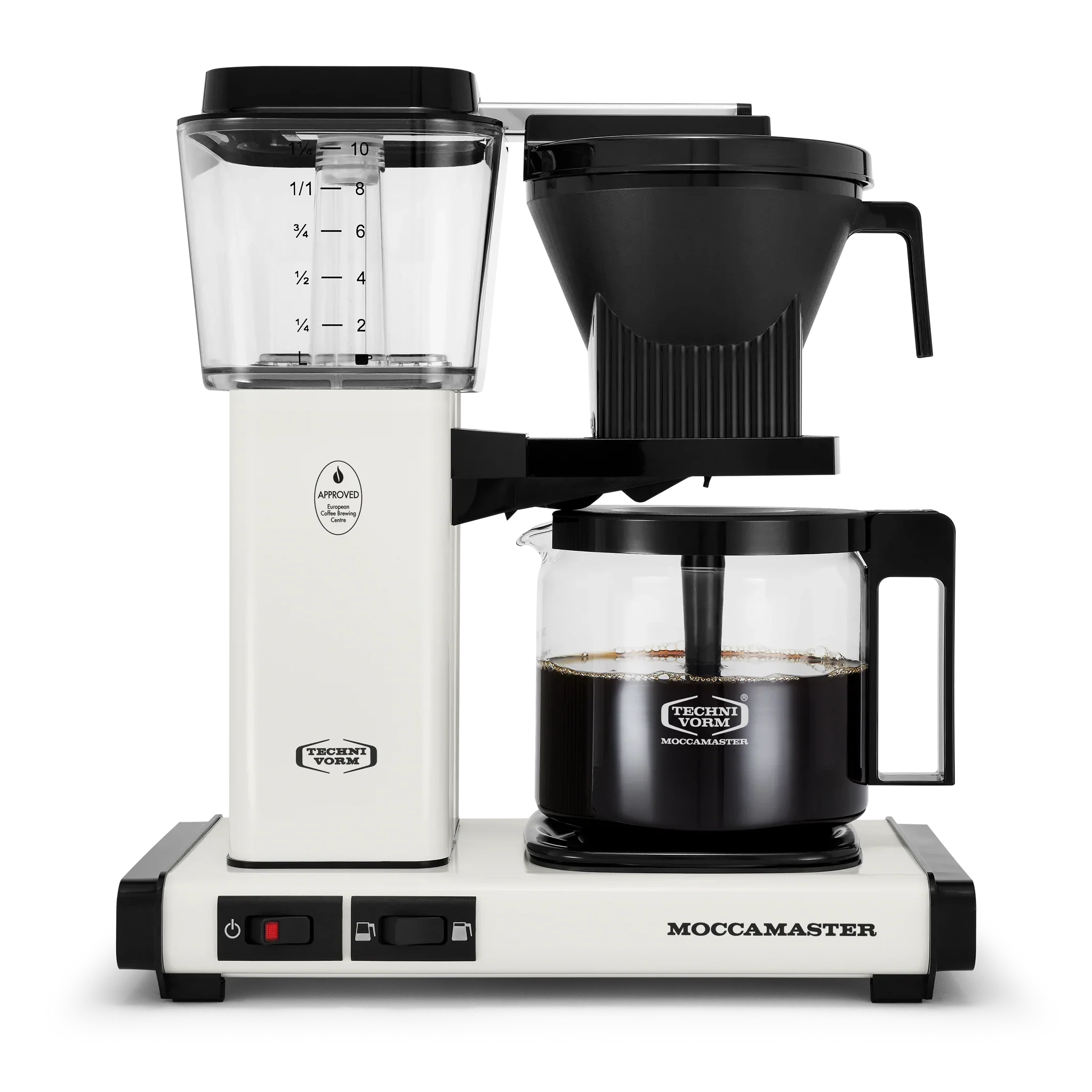 Moccamaster KBGV Select 10-Cup Coffee Maker in Off-White