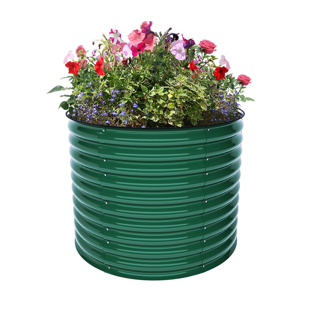 32'' Tall 42'' Round Metal Raised Garden Beds