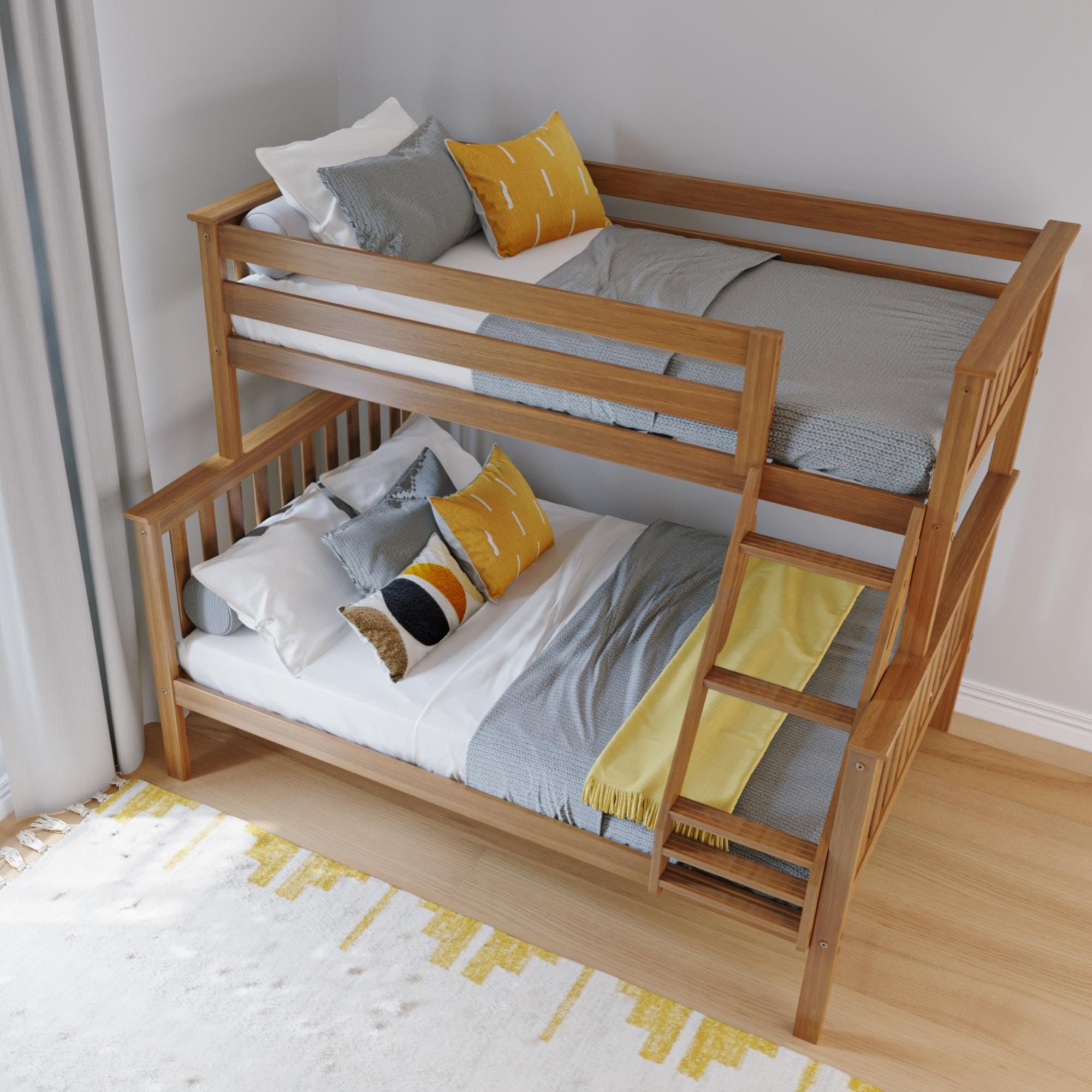 🎄Store Closing Sale💖Kid's Twin Over Full-Size Bunk Bed