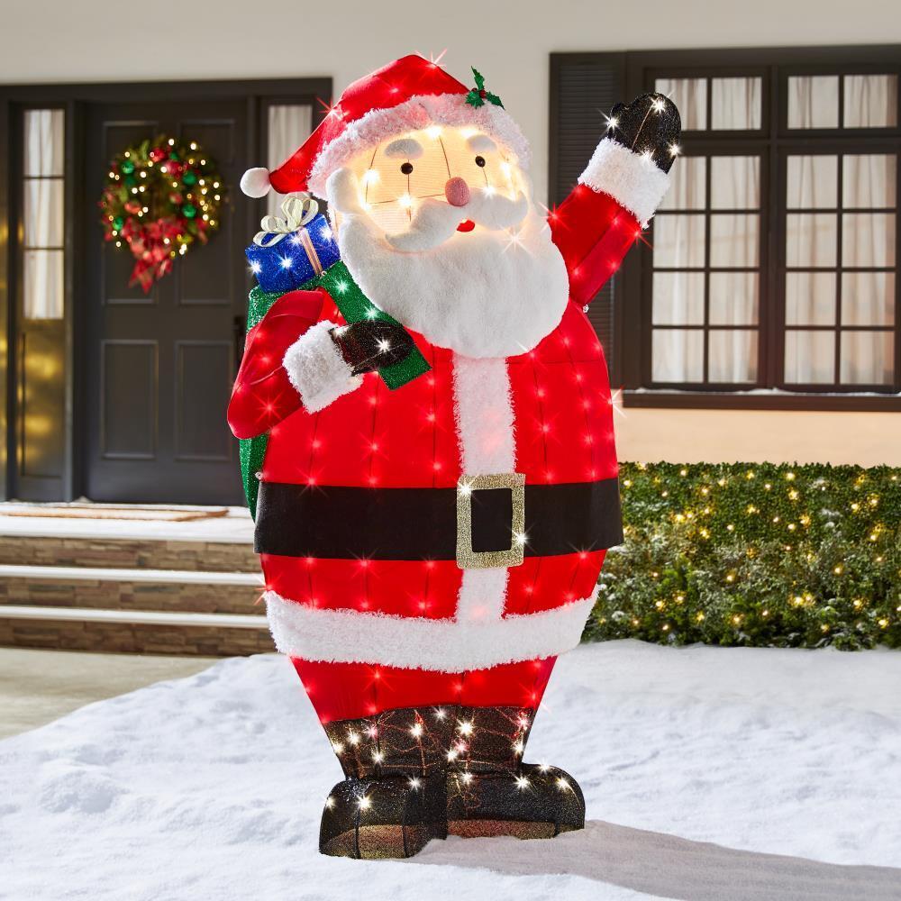 The 6' Magical Twinkling Santa