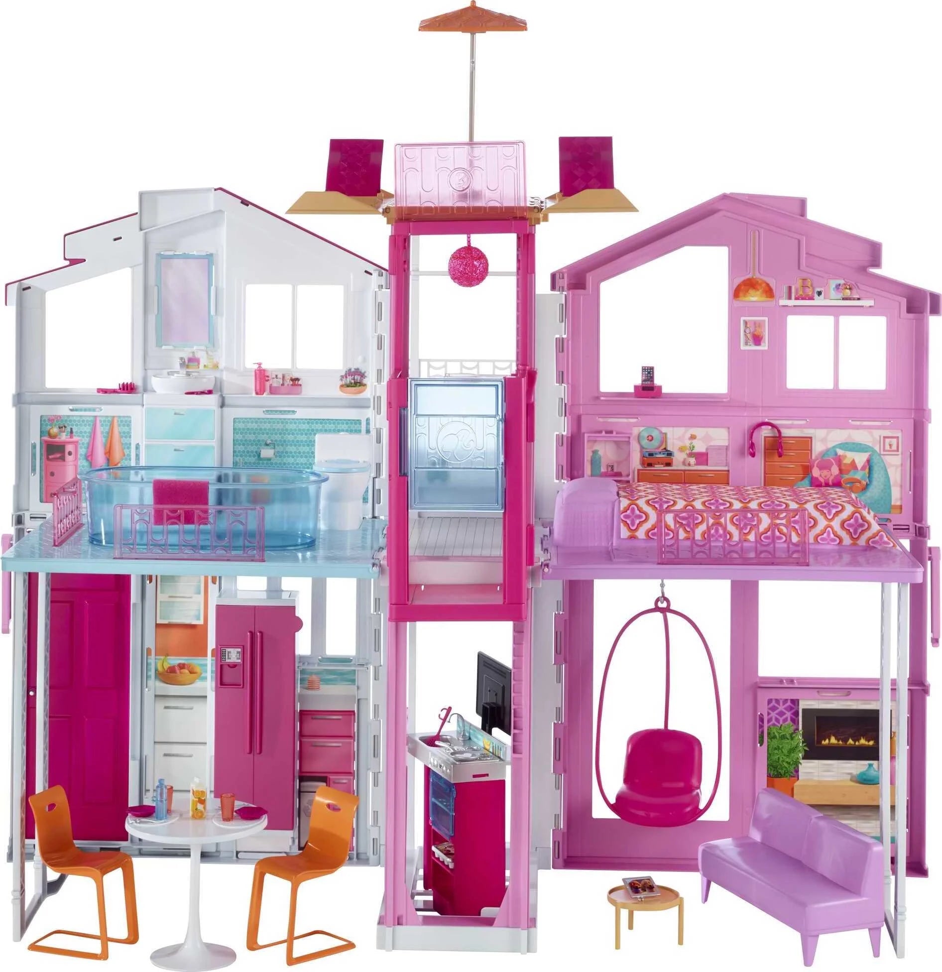 Barbie 3 Story Townhouse, ages 3 & up