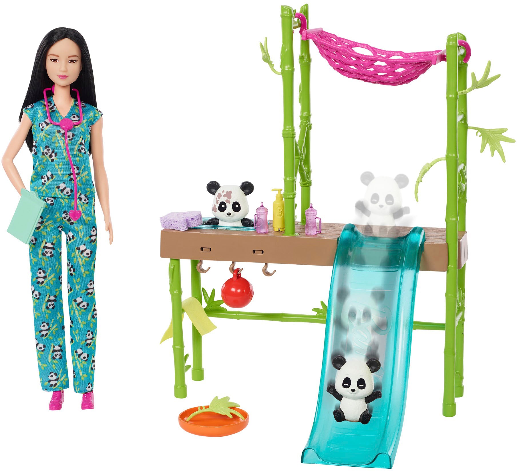 Barbie - Panda Rescue Playset - Multicolor