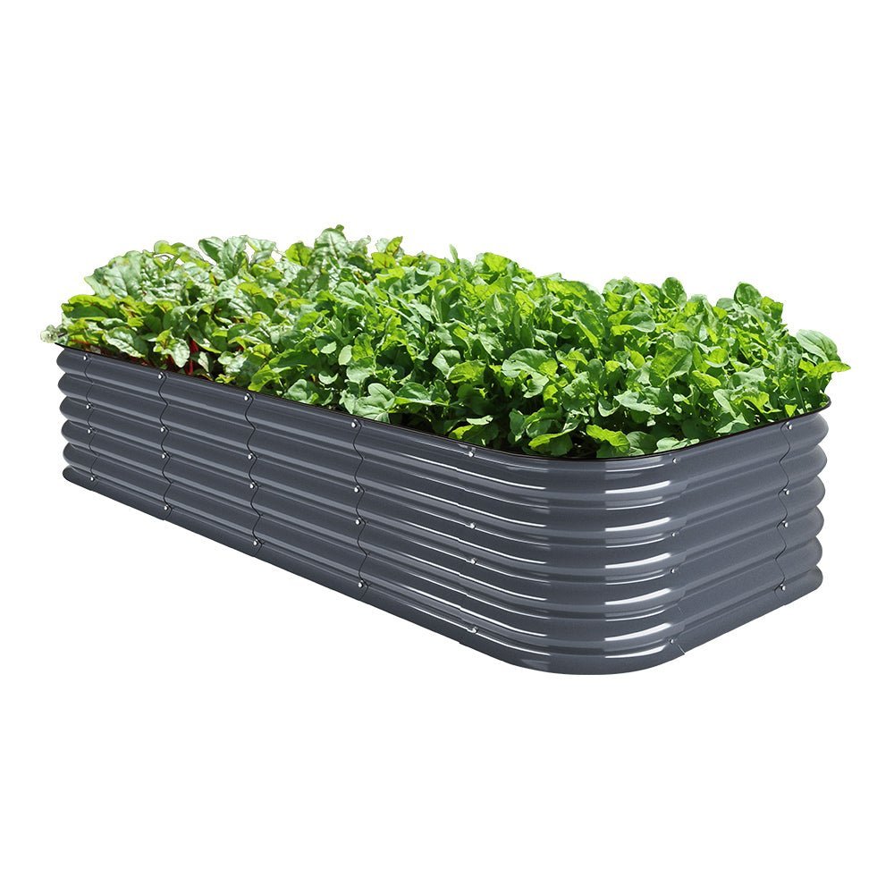 17'' Tall 8'x4' Metal Raised Garden Beds (10 in 1)