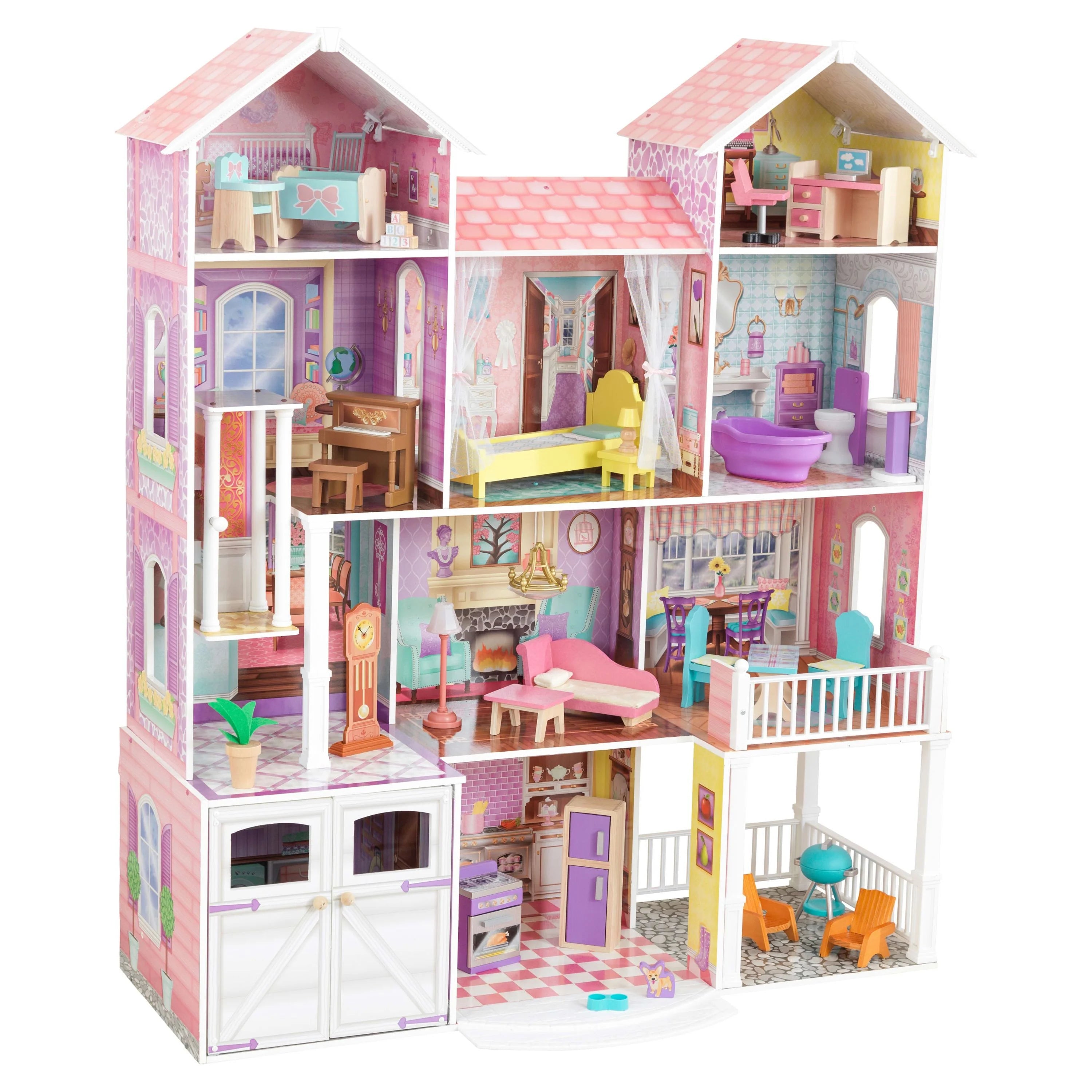 KidKraft Country Estate Wooden Dollhouse with 31 Accessories
