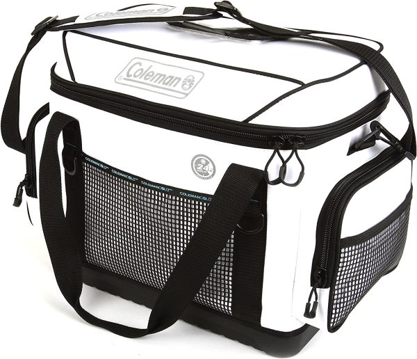 42-Can Soft-Sided Marine Cooler Bag , White