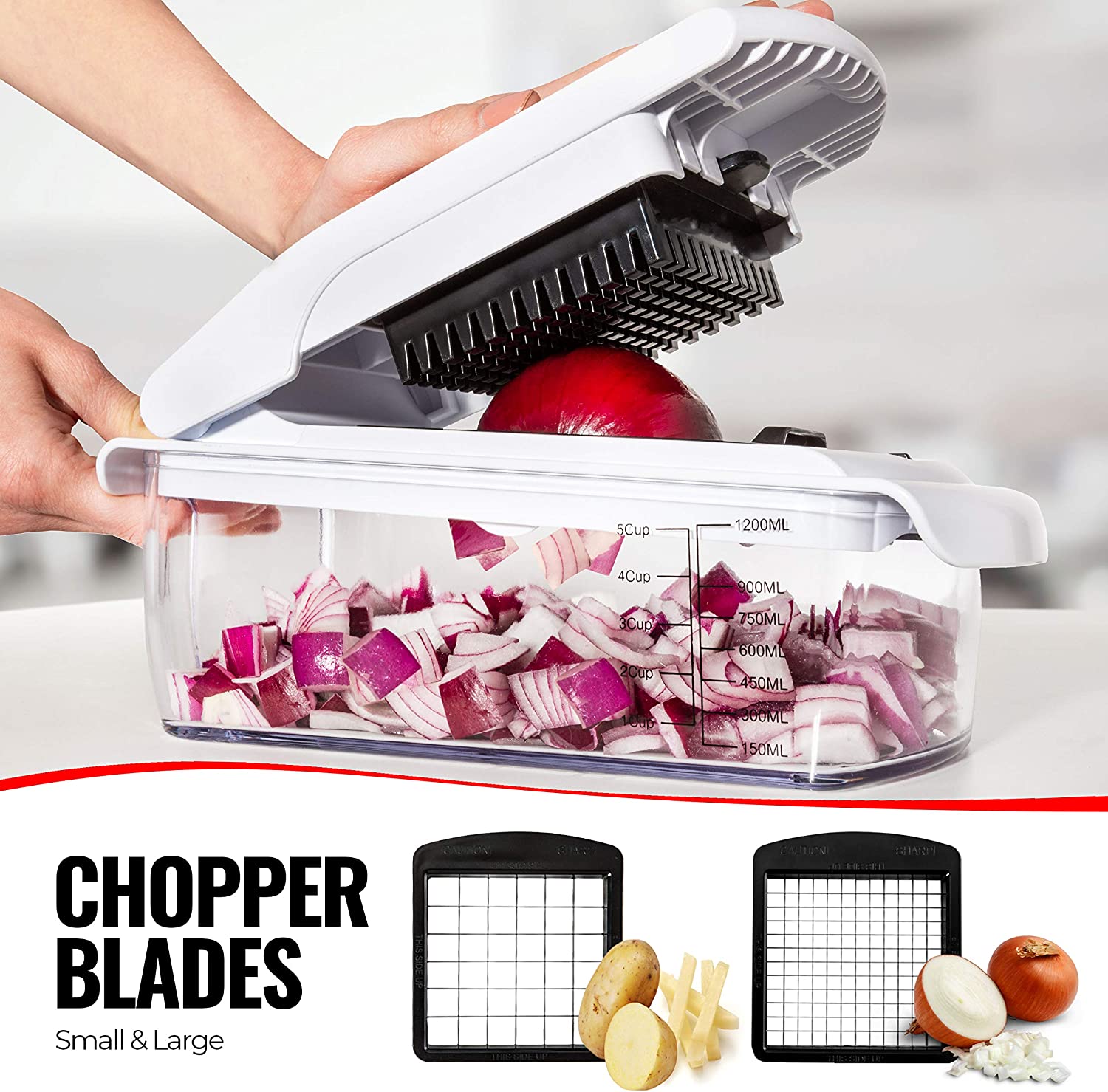 9-in-1 Deluxe Vegetable Chopper