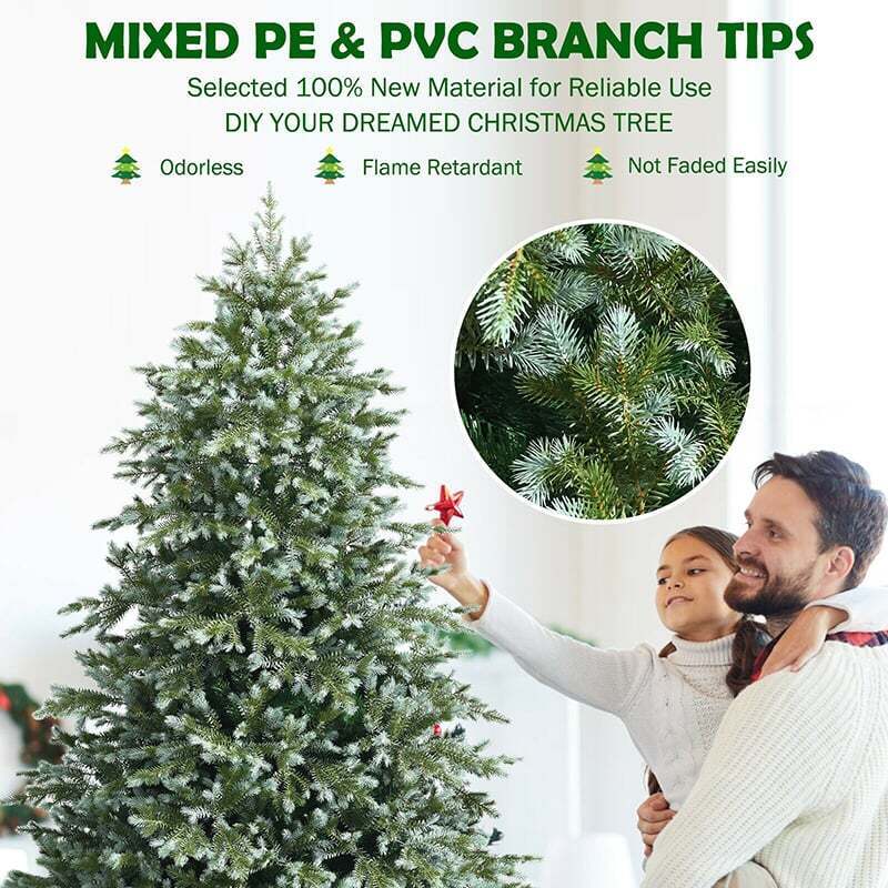 馃巿馃巹Christmas Sale Buy 1 Get 1 Free馃巹馃専 Adjustable Height Decorative Christmas Tree with Colourful LED Lights: light up your festive joy(Buy 2 Free Shipping)