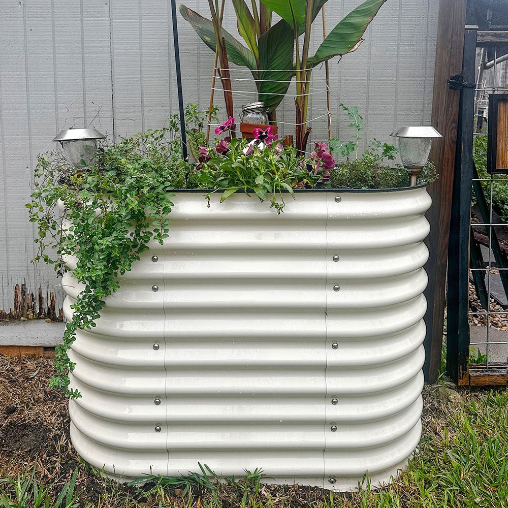 32'' Tall 3.5'x2' Metal Raised Garden Beds (2 in 1)