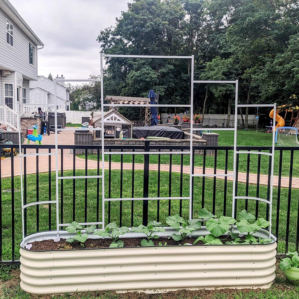 Wall Trellis (Zn-Al-Mg stainless steel) For 8 ft.L / 6.5 ft.L