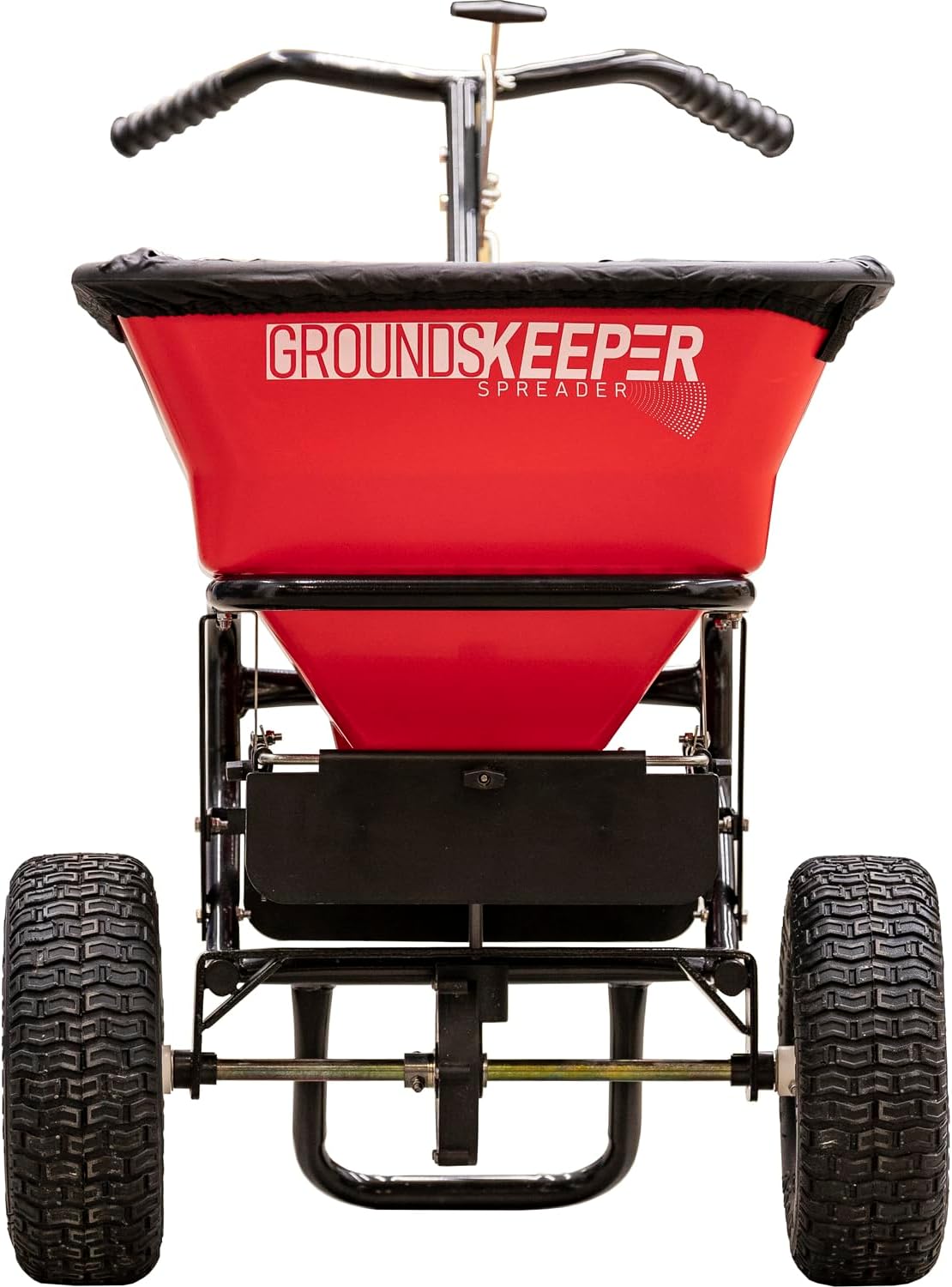 Multi-Purpose Walk Behind Push Spreader 3039632R Grounds Keeper, 100 Pound Capacity, Multi Use Tool for Grass Seed, Salt, De-Icer, Fertilizer and Seeds
