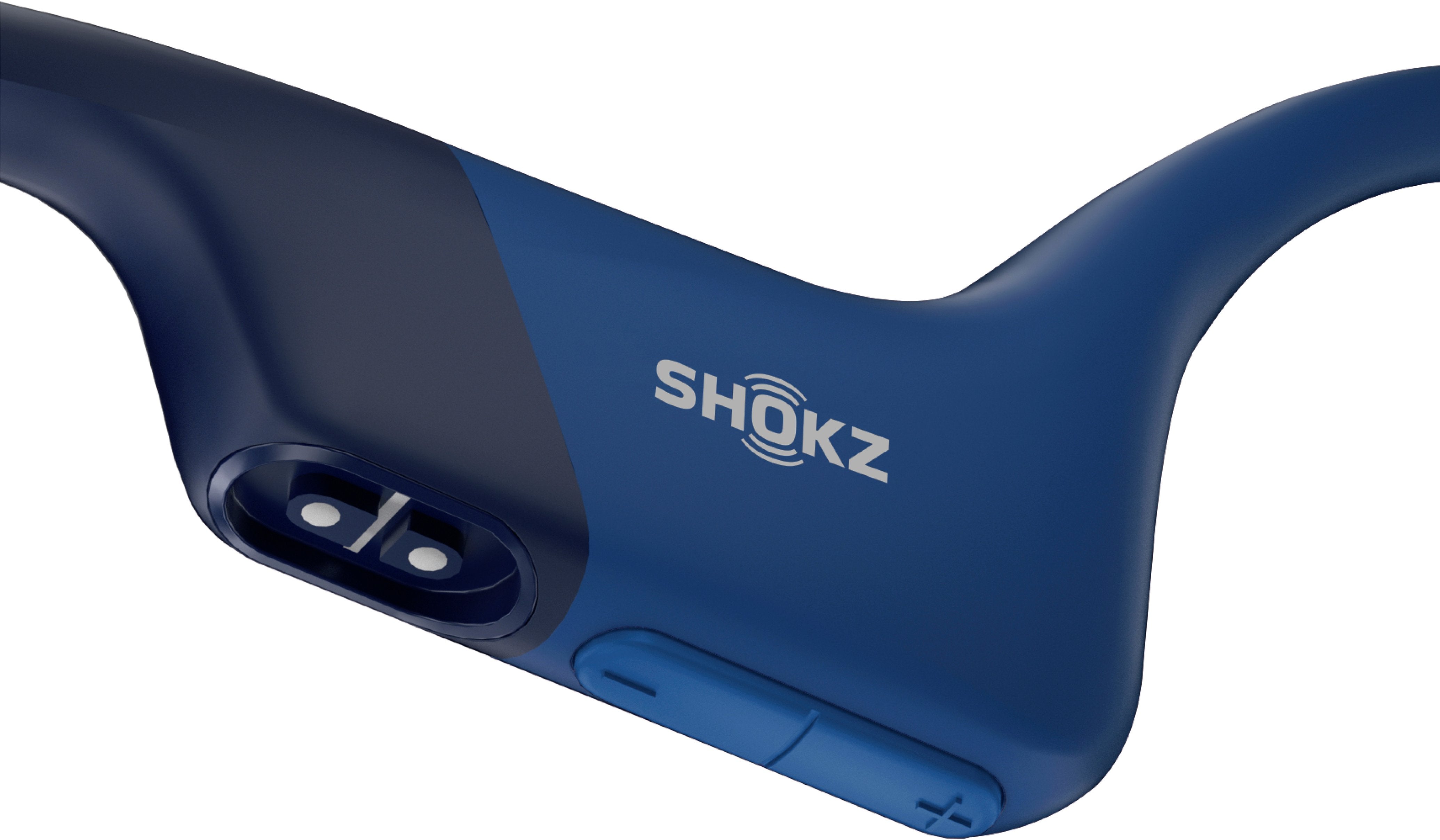 Shokz - OpenRun Bone Conduction Open-Ear Endurance Headphones - Blue