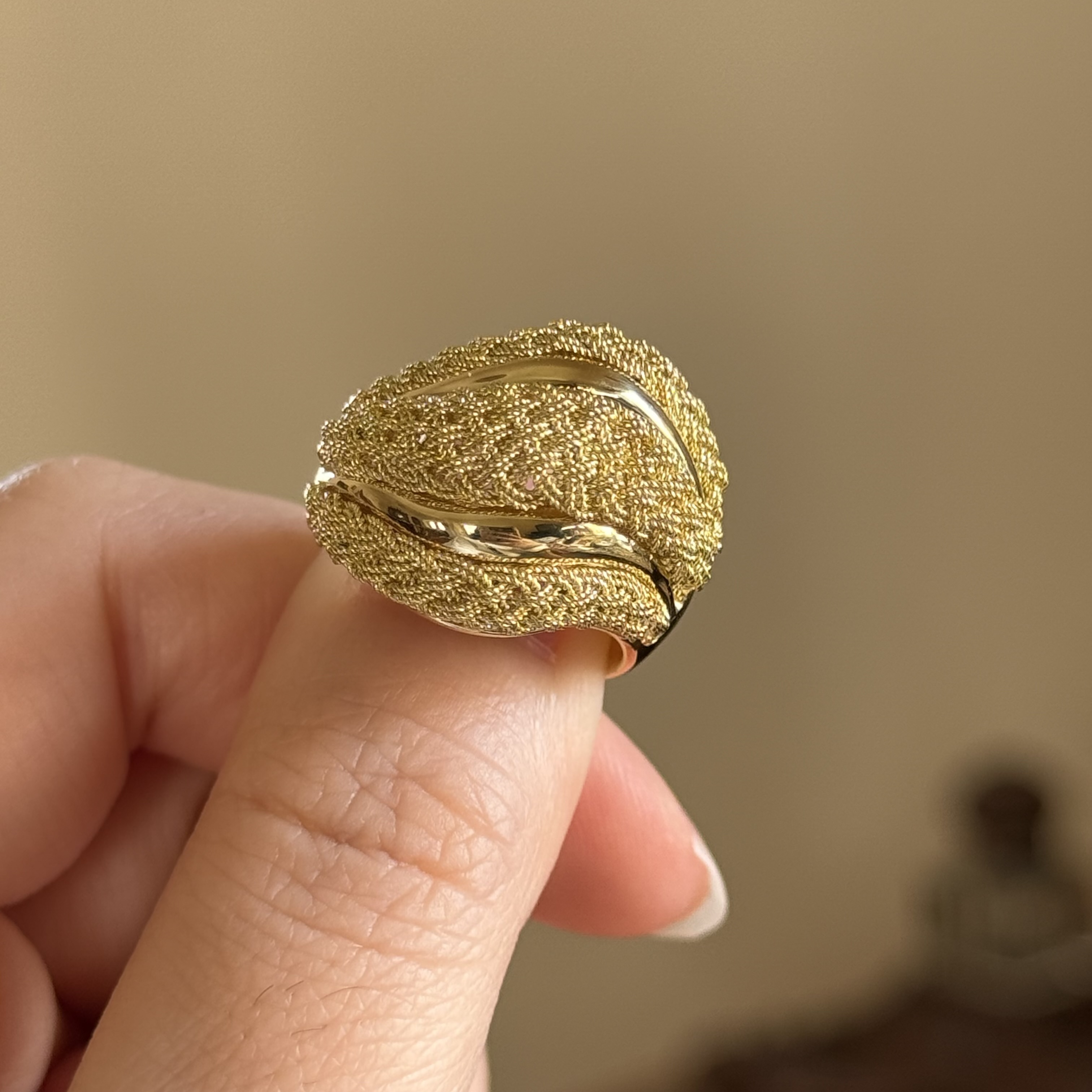 義大利工藝編織戒指