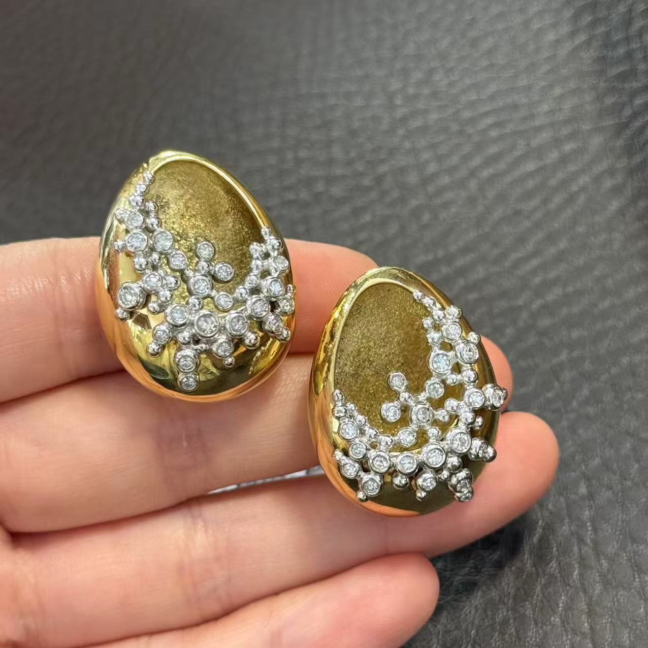 設計款泡泡鑽耳夾