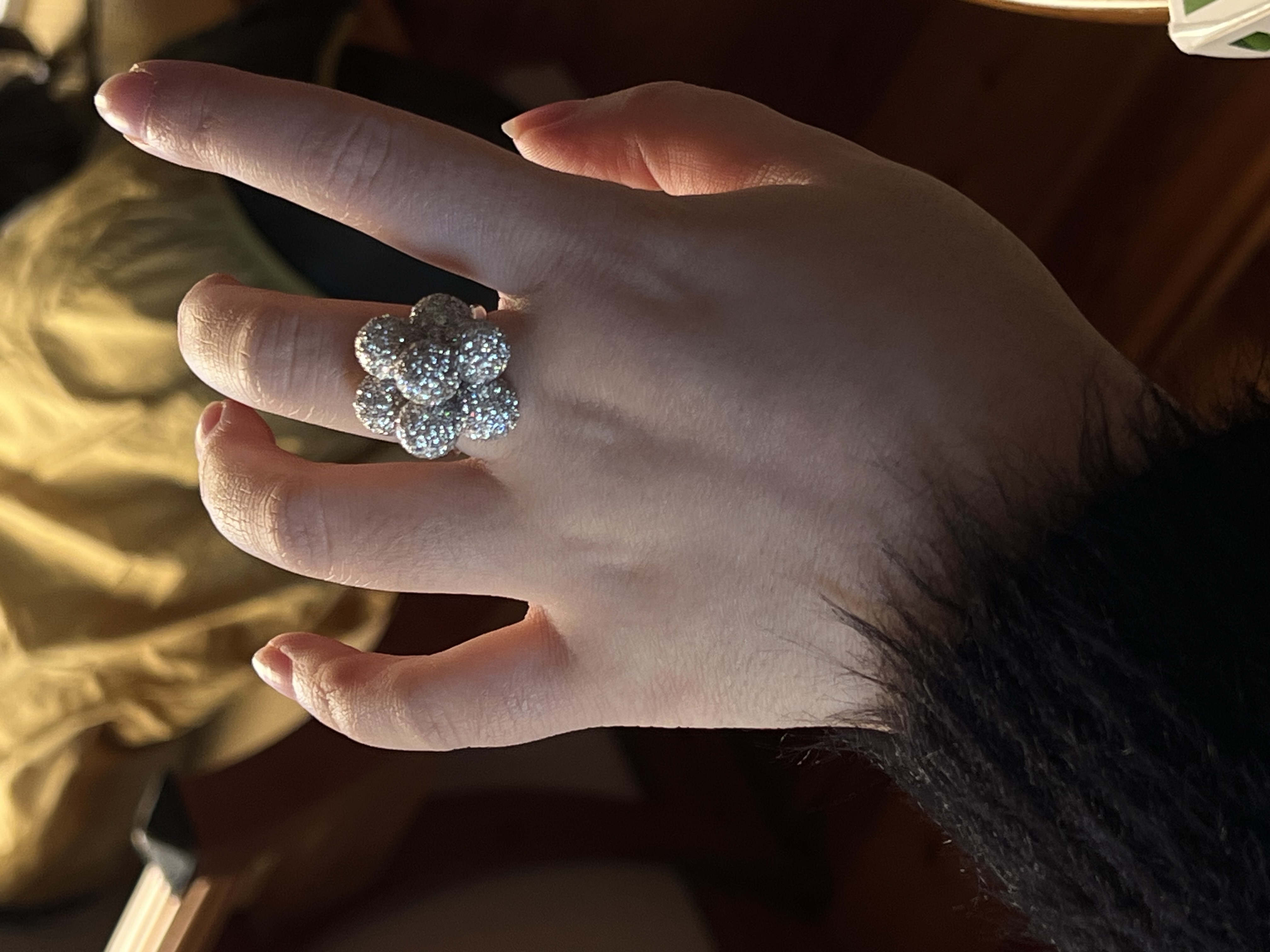 繡球式雞尾酒戒指