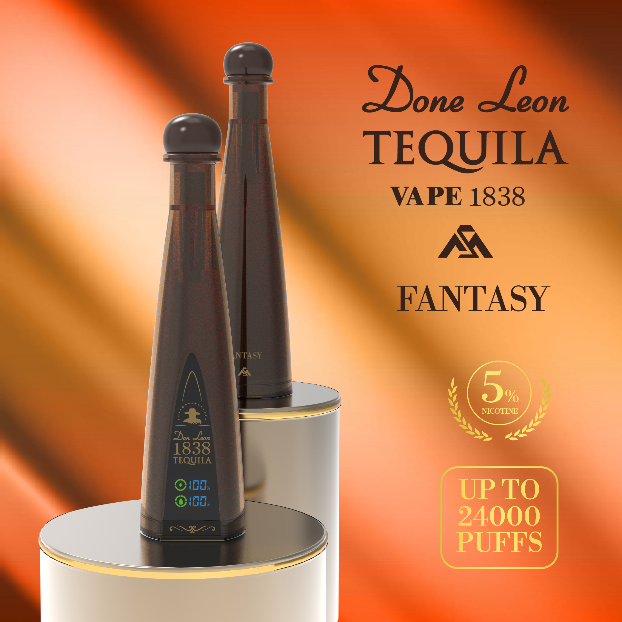 don leon tequila vape SOLARIS Don Leon 1942 Tequila Vape 30K Puffs 2%, Disposable Vape ( MOQ –  Euro vape store