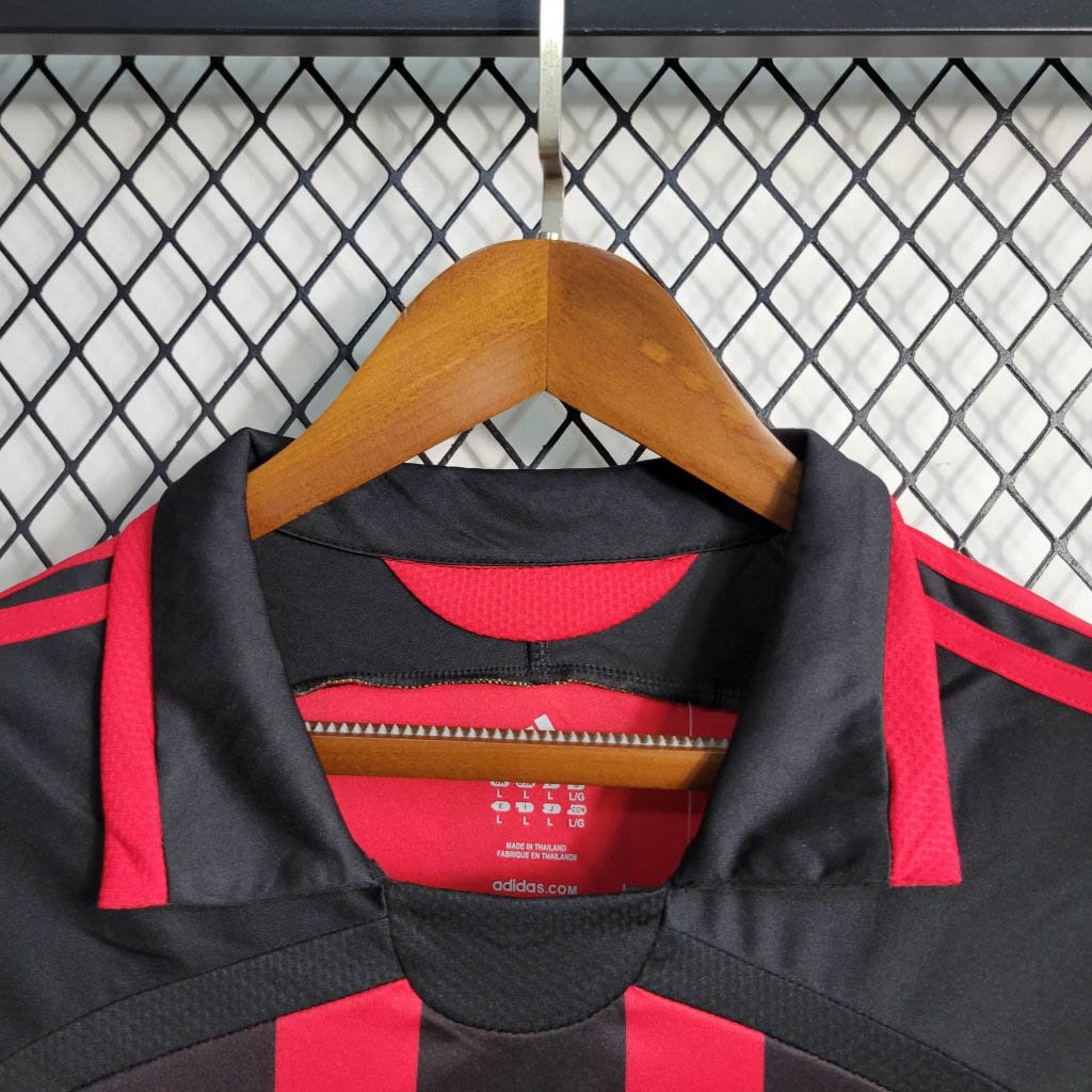 2006/2007 AC Milan Retro Long Sleeve Home Football Shirt