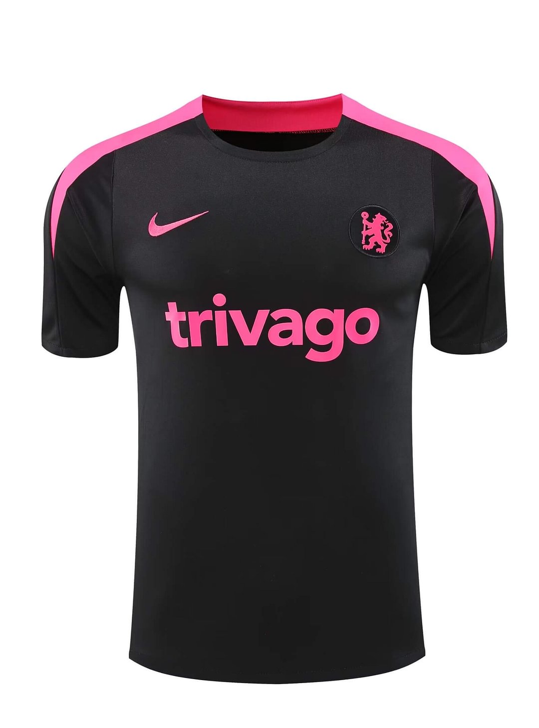 2024/2025 Chelsea Black Pre-Match Football Shirt For Player Version
