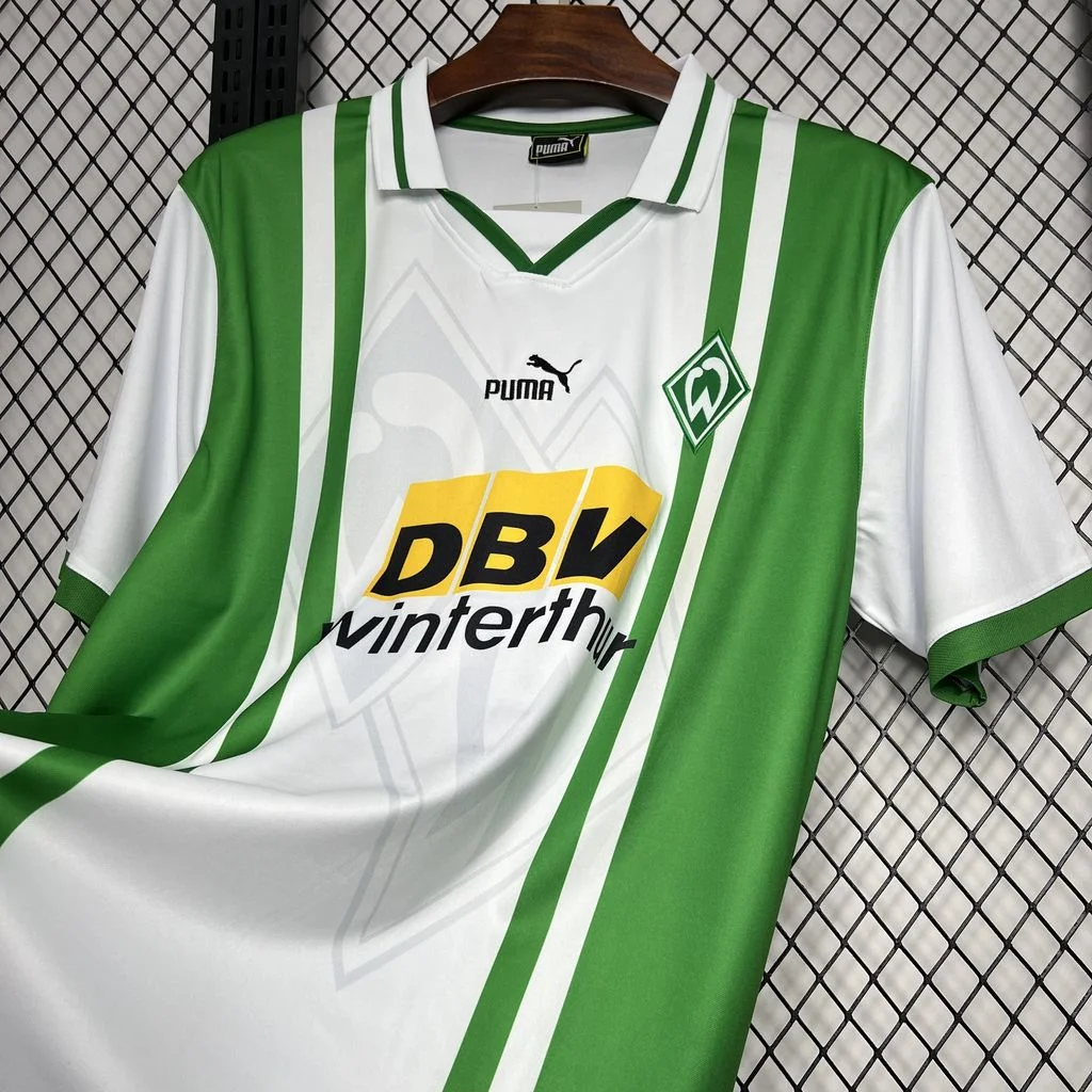 1996/1997 Werder Bremen Home Football Shirt(Fan version)