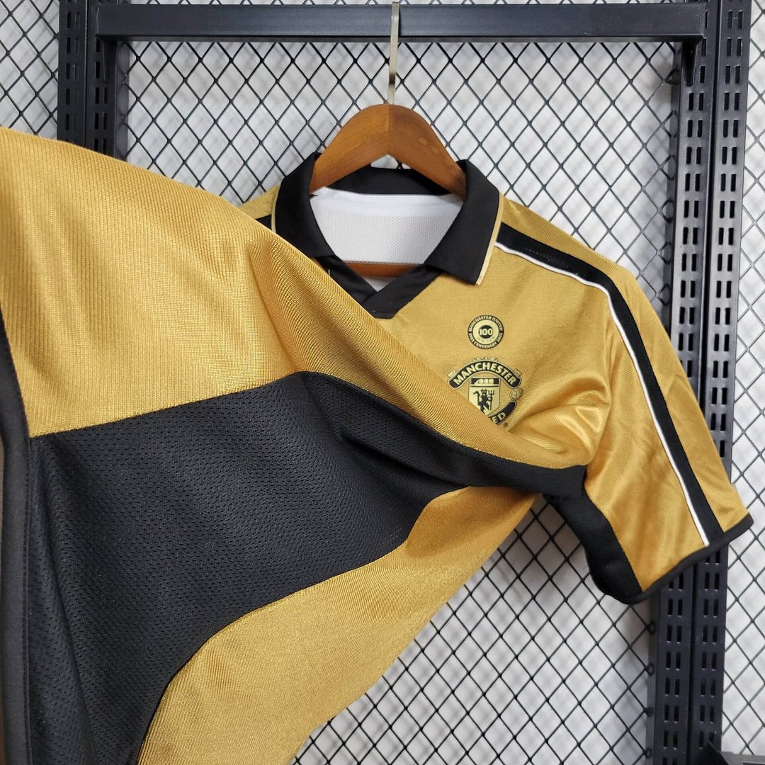 2001/2002 Manchester United Retro Centenary Season Reversible Football Shirt