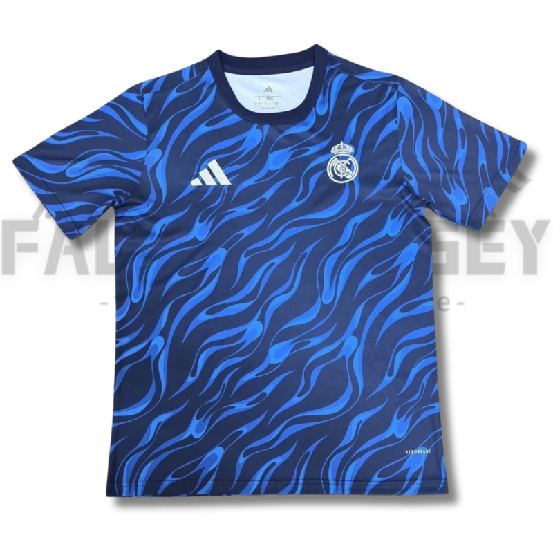2025/2026 Real Madrid Blue Training Jersey(Fans version)